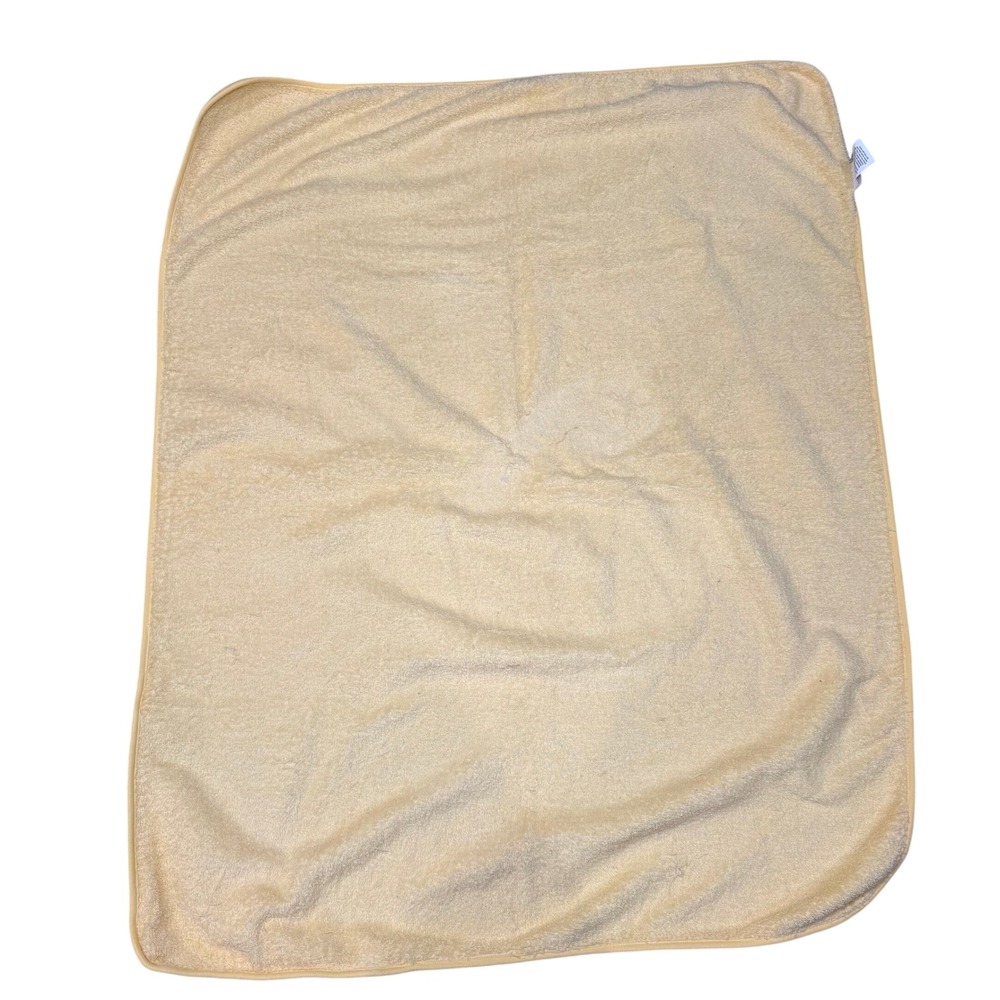 Carter's Duckie Hooded Baby Towel Yellow 100% Cotton One Size Unisex RARE - Picture 4 of 8